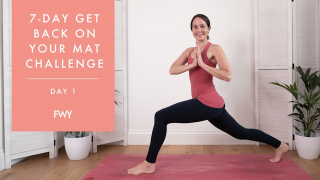 Day 1: Get back on your mat challenge