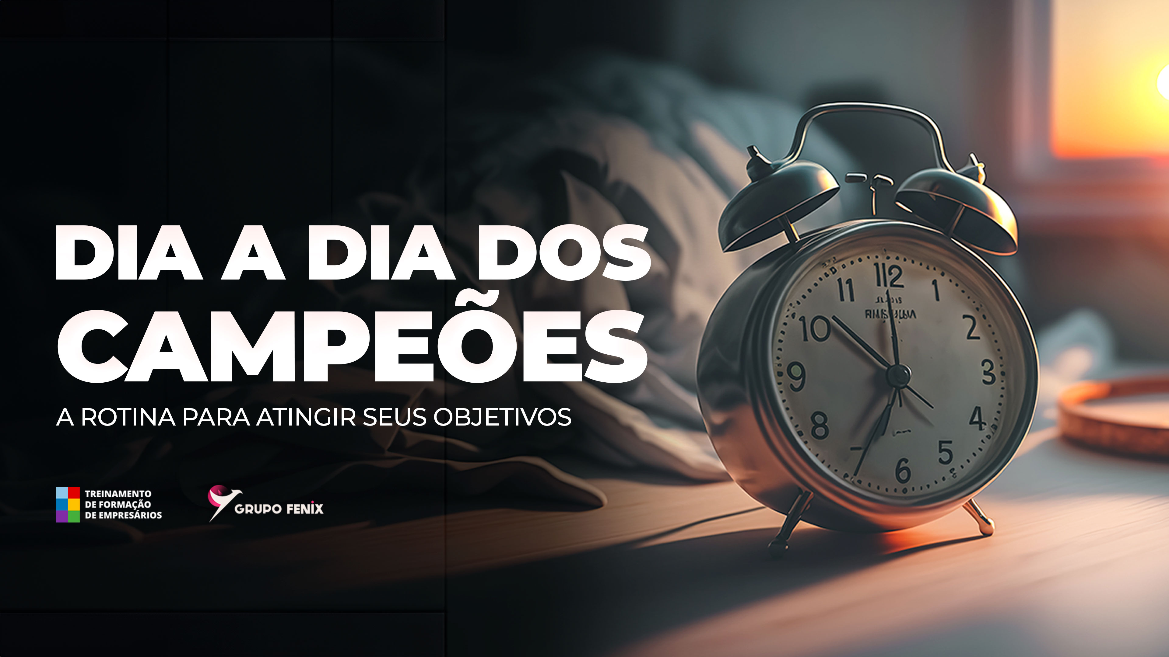 Dia a dia dos campeões: a rotina para atingir seus objetivos.