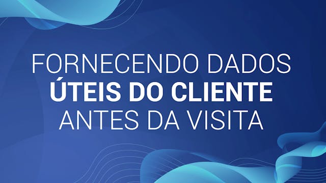11. Fornecendo dados úteis do cliente...