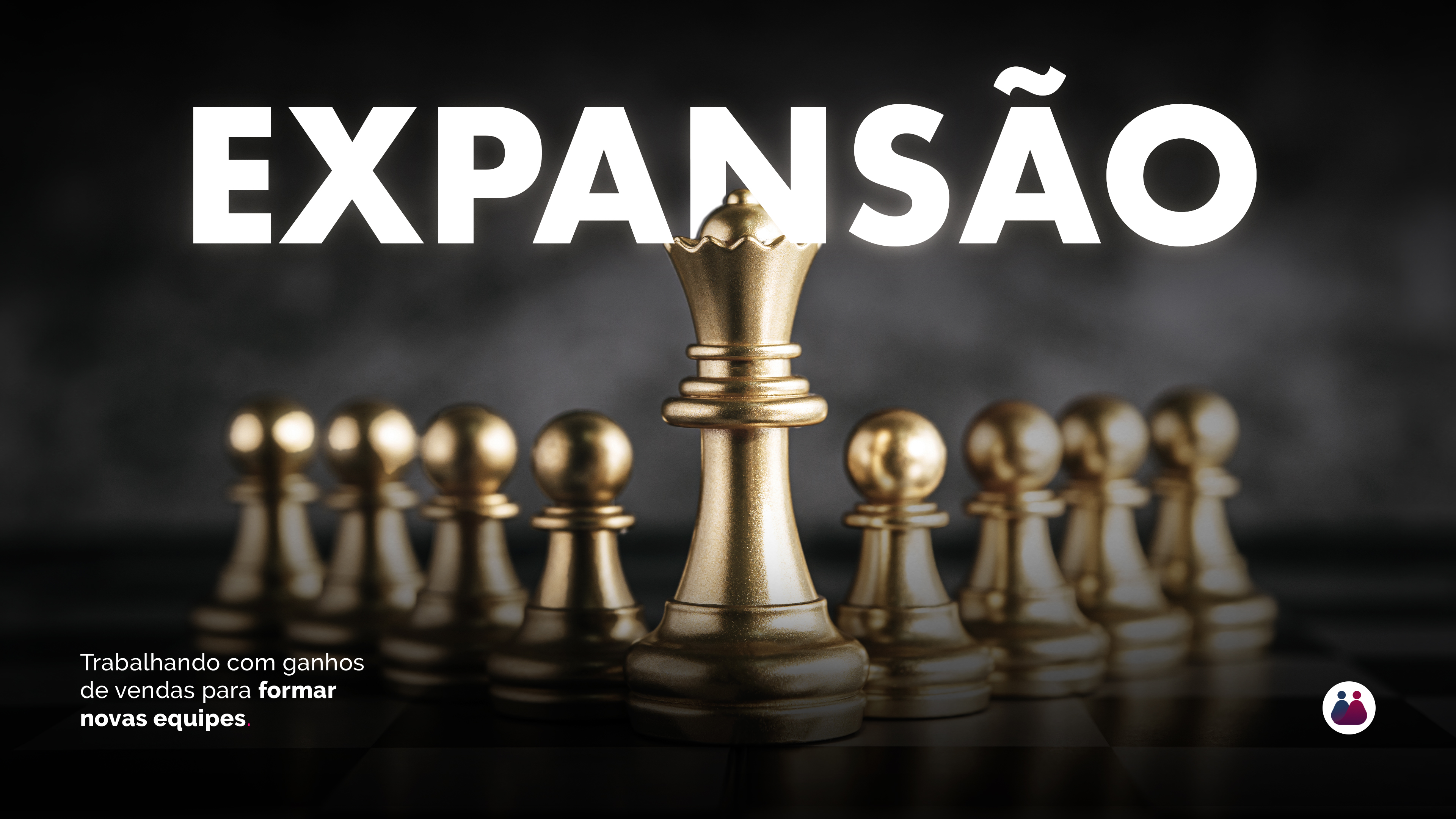 Trabalhando com ganhos de vendas para formar novas equipes.