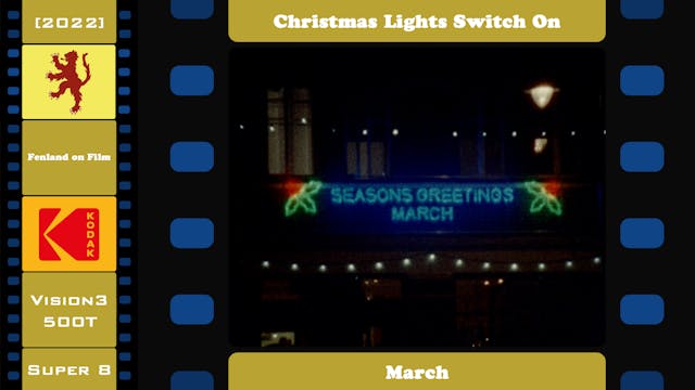 Christmas Lights Switch On - March (2022)