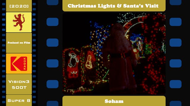 Christmas Lights House with Santa - Soham (2020)