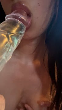 Sucking this with pleasure