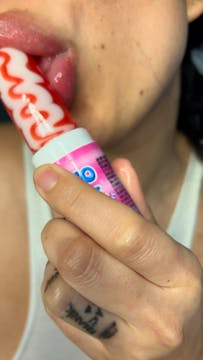 Licking my lollipop