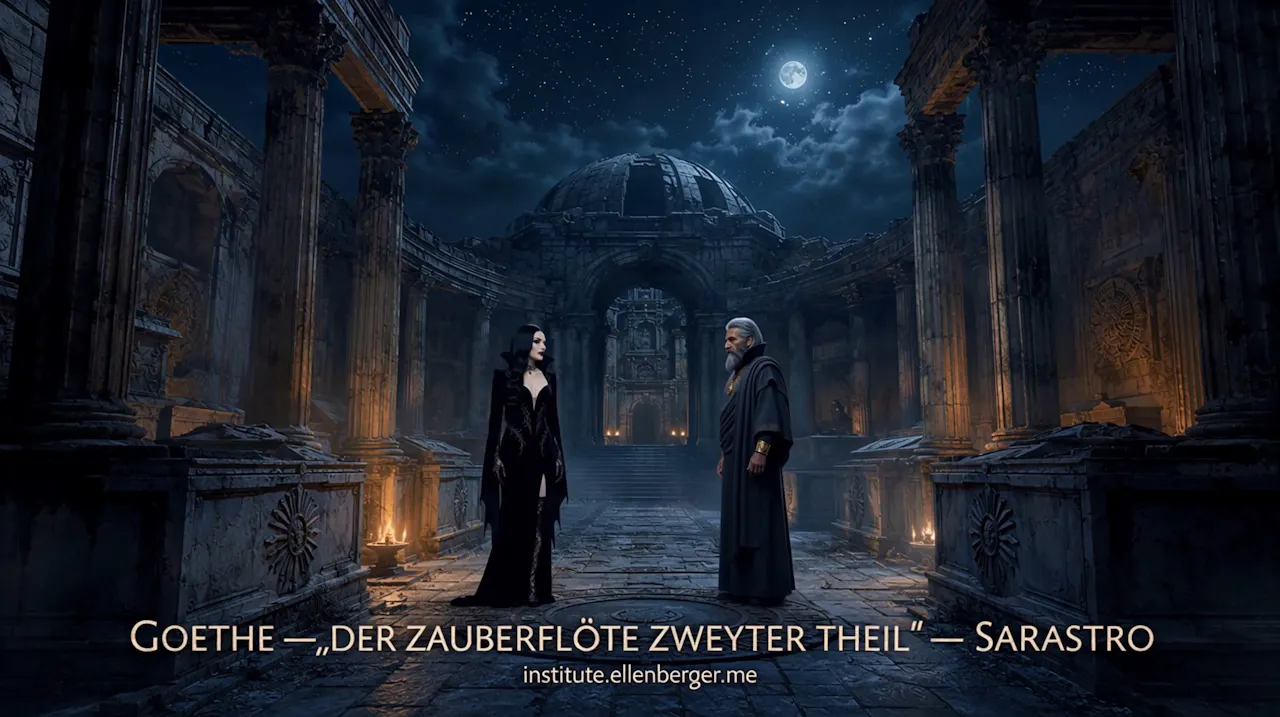 Singing partitions of Goethes Opera Sarastro