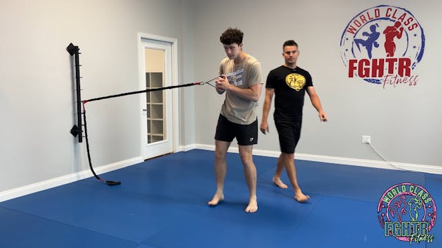 Banded 2 Position Torso Turn