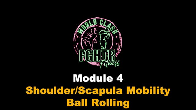 ShoulderScapula Mobility Ball Rolling