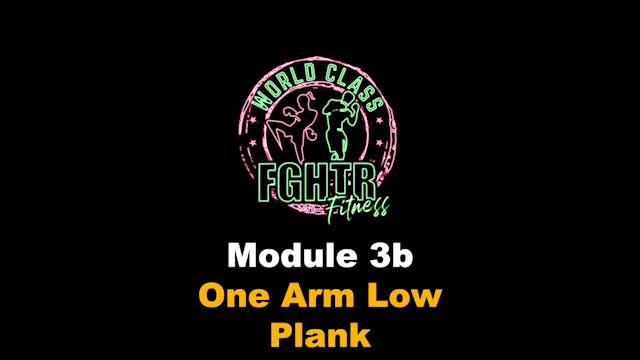 One Arm Low Plank