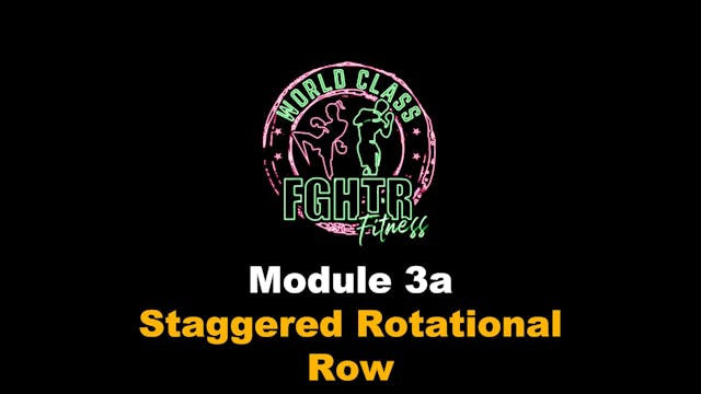 Staggered Rotational Row