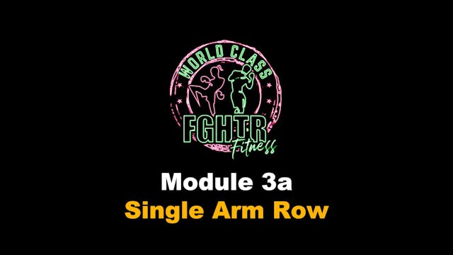 Single Arm Row