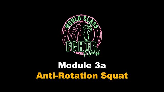 Anti-Rotation Squat