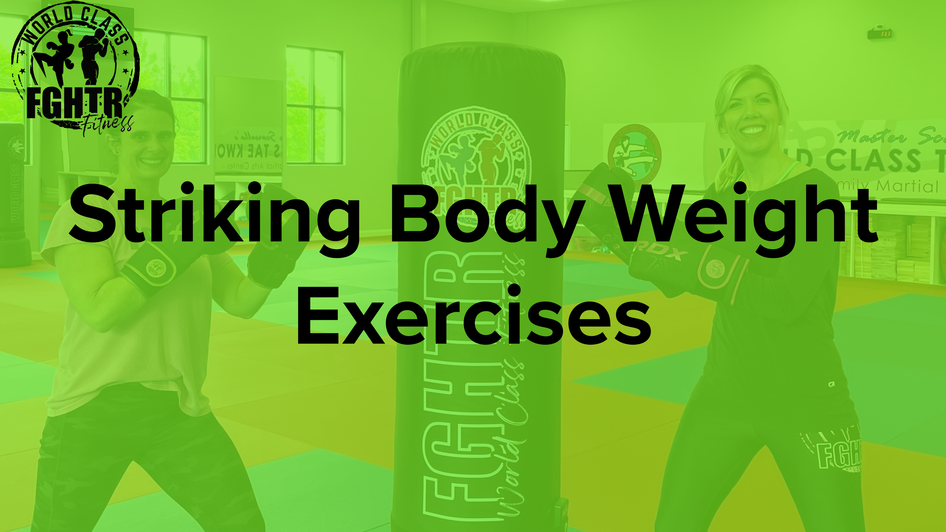 Striking Body Weight Exercises