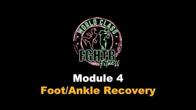 Foot/Ankle Recovery