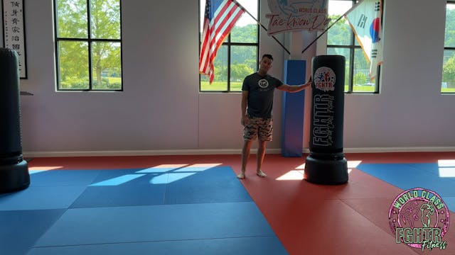 Standing External Hip Rotation Stretch