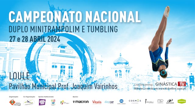 Trampolins | Campeonato Nacional DMT e TUM 2024 | Sábado Tarde