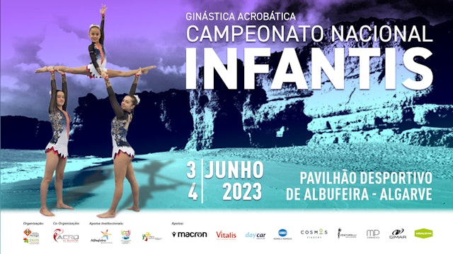 Acrobática | Campeonato Nacional de Infantis 2023 | Sábado Tarde