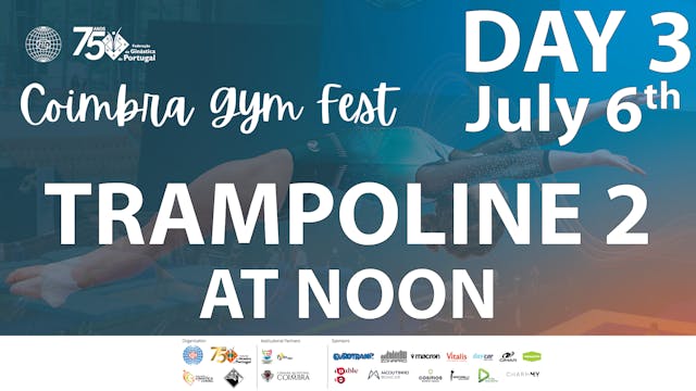 TRAMPOLINE | CGF 2025 | Trampoline 2 | Day 3 | Noon