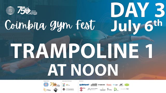 TRAMPOLINE | CGF 2025 | Trampoline 1 | Day 3 | Noon