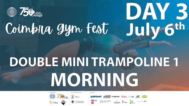TRAMPOLINE | CGF 2025 | DMT 1 + TUMBLING| Day 3 | Morning
