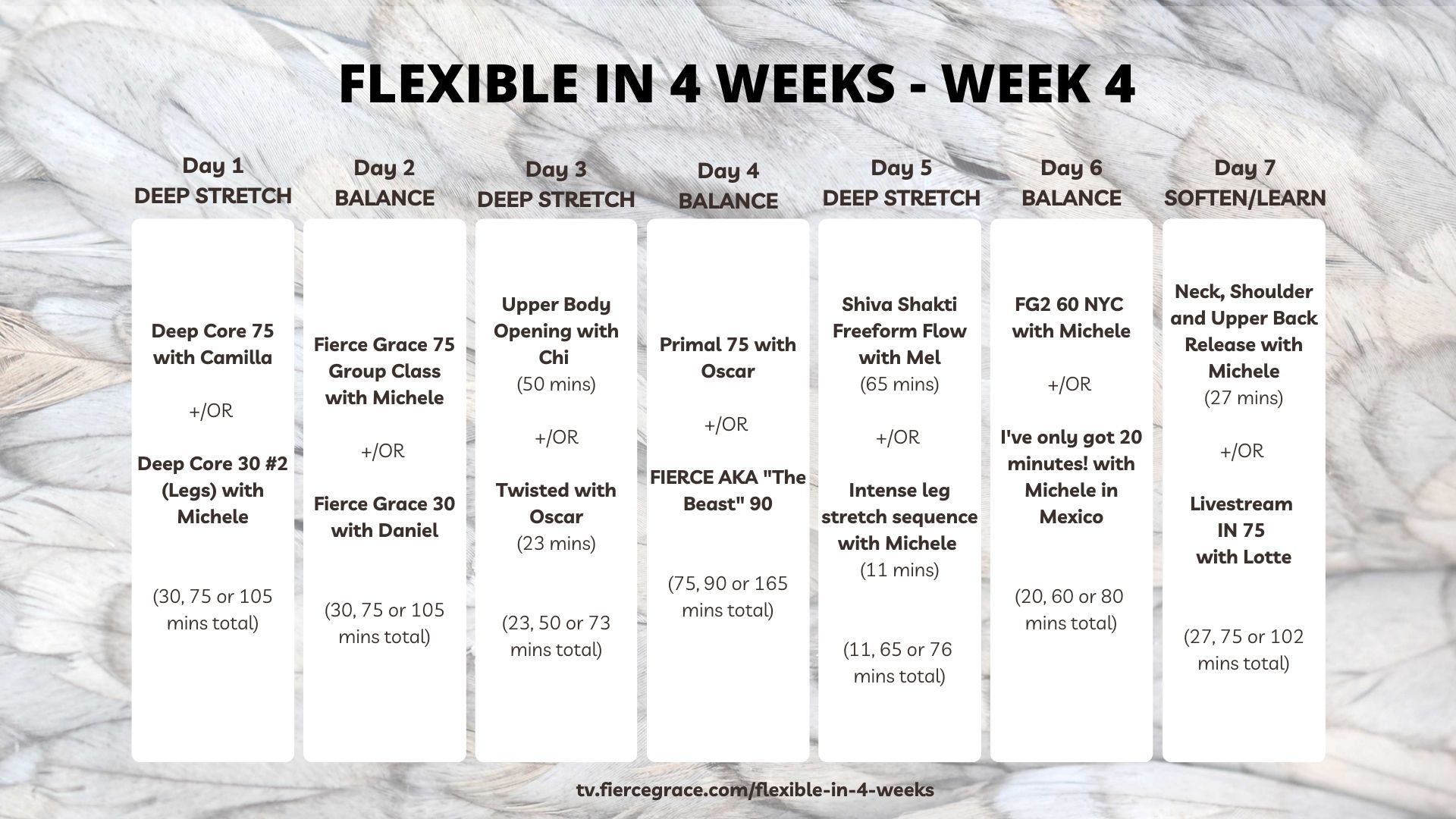 Flexible in 4 Weeks - Week 4