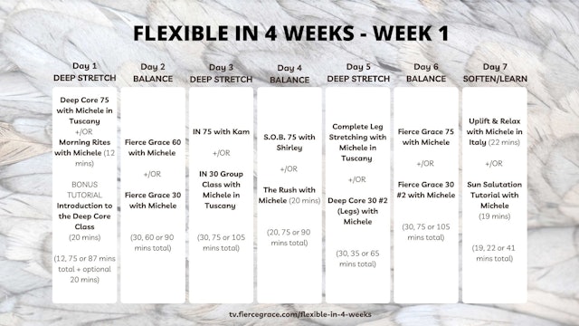Flexible in 4 Weeks - Week 1 