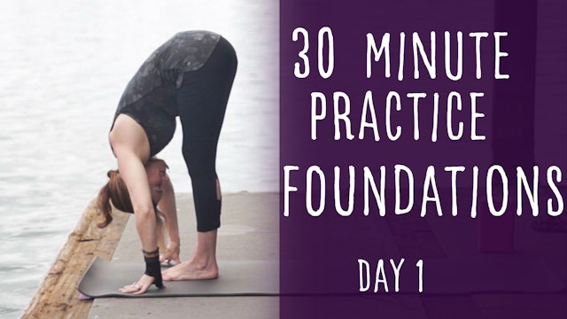 4. Day 1 - Foundations 30 Minute Yoga Practice
