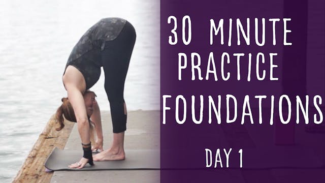 4. Day 1 - Foundations 30 Minute Yoga Practice