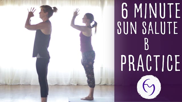 Sun Salute B practice