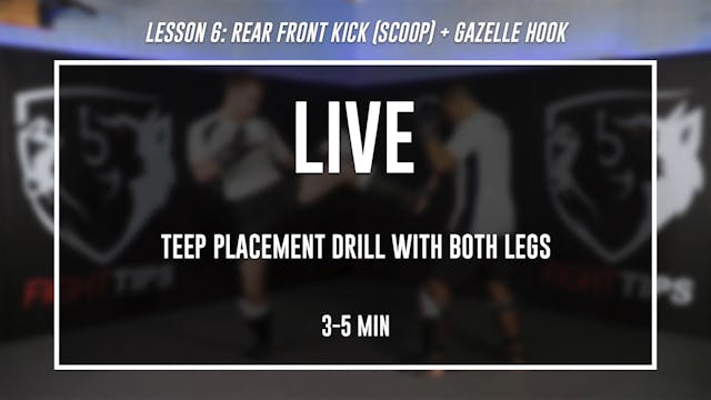 Lesson 6 - Rear Front Kick - Live