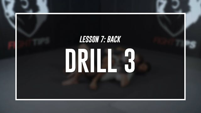 Lesson 7 - Back - Drill 3