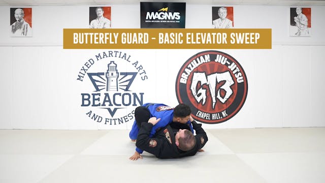 Butterfly Guard - Basic Elevator Sweep