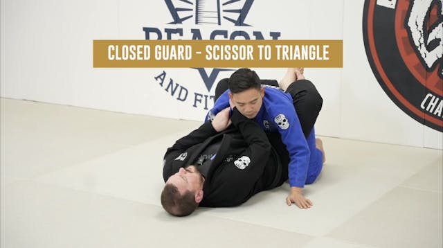 Closed Guard - Scissor To Triangle