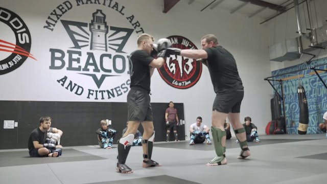 Shane Fazen’s Kickboxing Class at Bea...