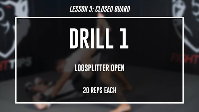 Lesson 3 - Closed Guard - Drill 1