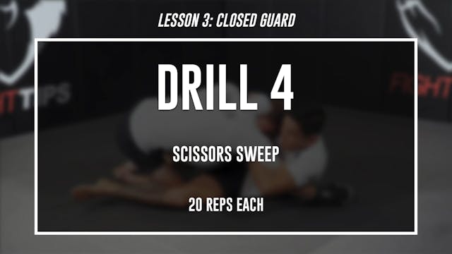 Lesson 3 - Closed Guard - Drill 4