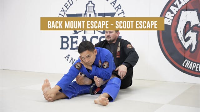 Back Mount Escape - Scoot Escape
