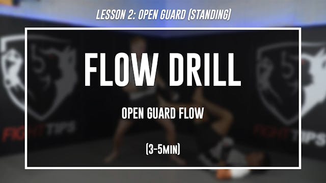 Lesson 2 - Open Guard - Flow Drill