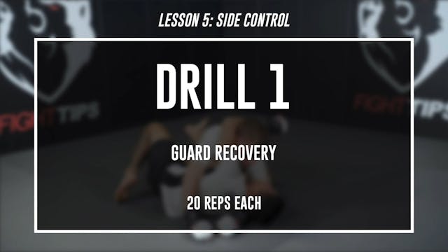 Lesson 5 - Side Control - Drill 1