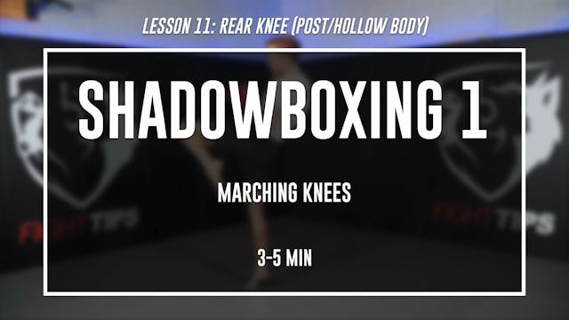 Lesson 11 - Rear Knee - Shadowboxing
