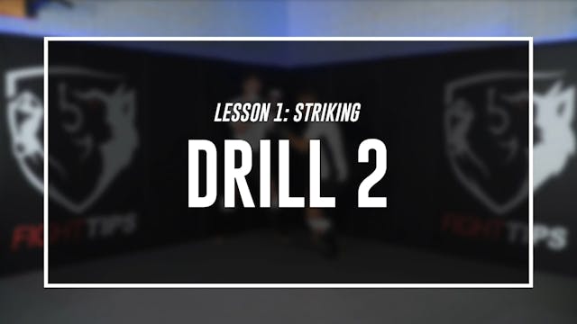 Lesson 1 - Striking for MMA - Drill 2