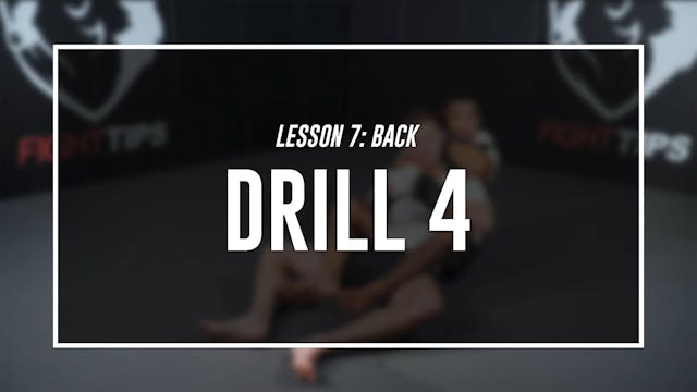 Lesson 7 - Back - Drill 4