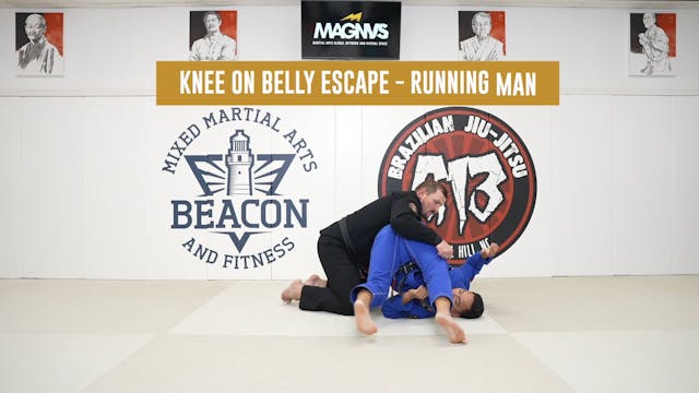 Knee on Belly Escape - Running Man