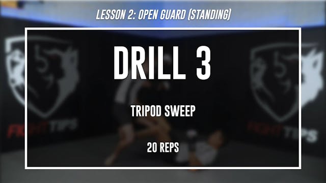 Lesson 2 - Open Guard - Drill 3