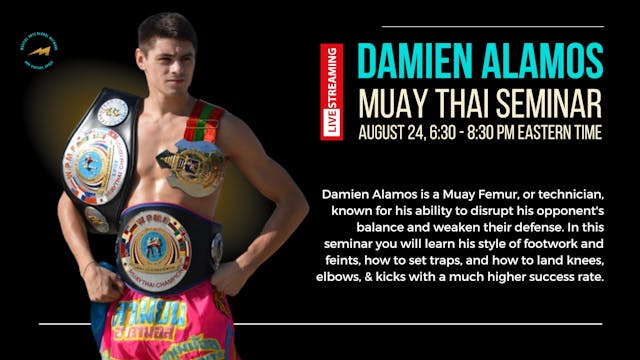 Damien Alamos Muay Thai Seminar at Beacon MMA