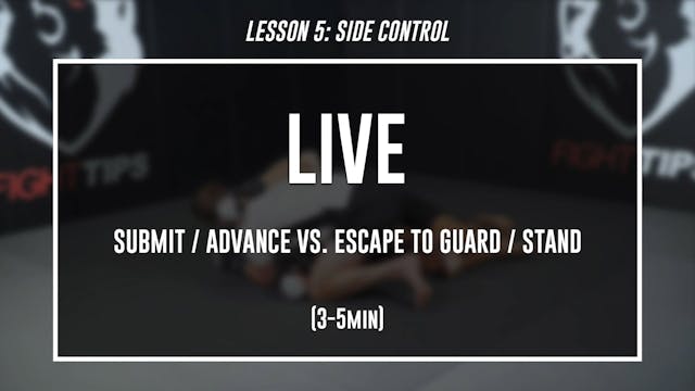Lesson 5 - Side Control - Live