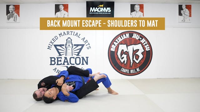 Back Mount Escape - Shoulders to Mat