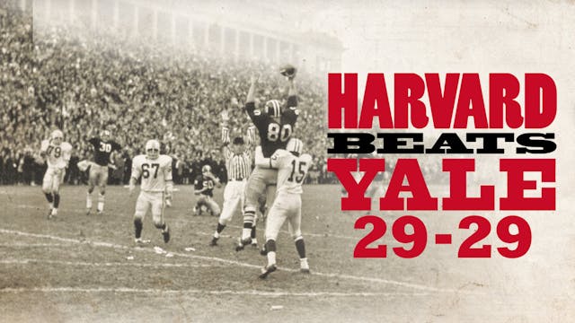 Harvard Beats Yale 29-29