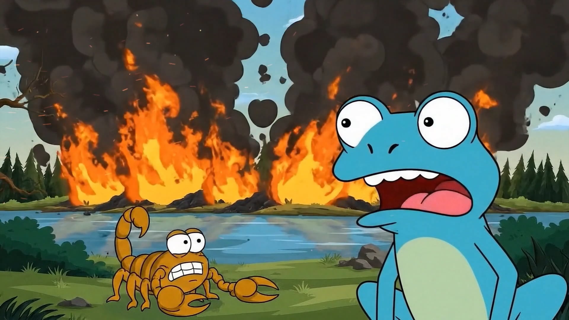 Hopsworth Crypt:  The Scorpion and the Frog