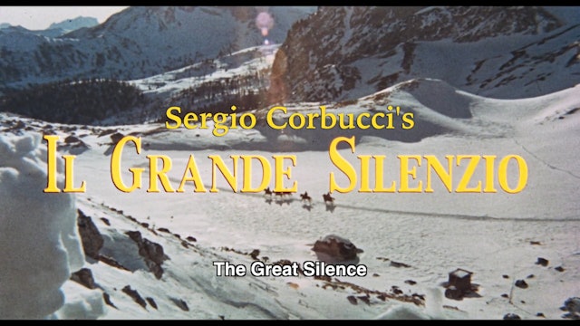The Great Silence - Restored Theatrical Trailer