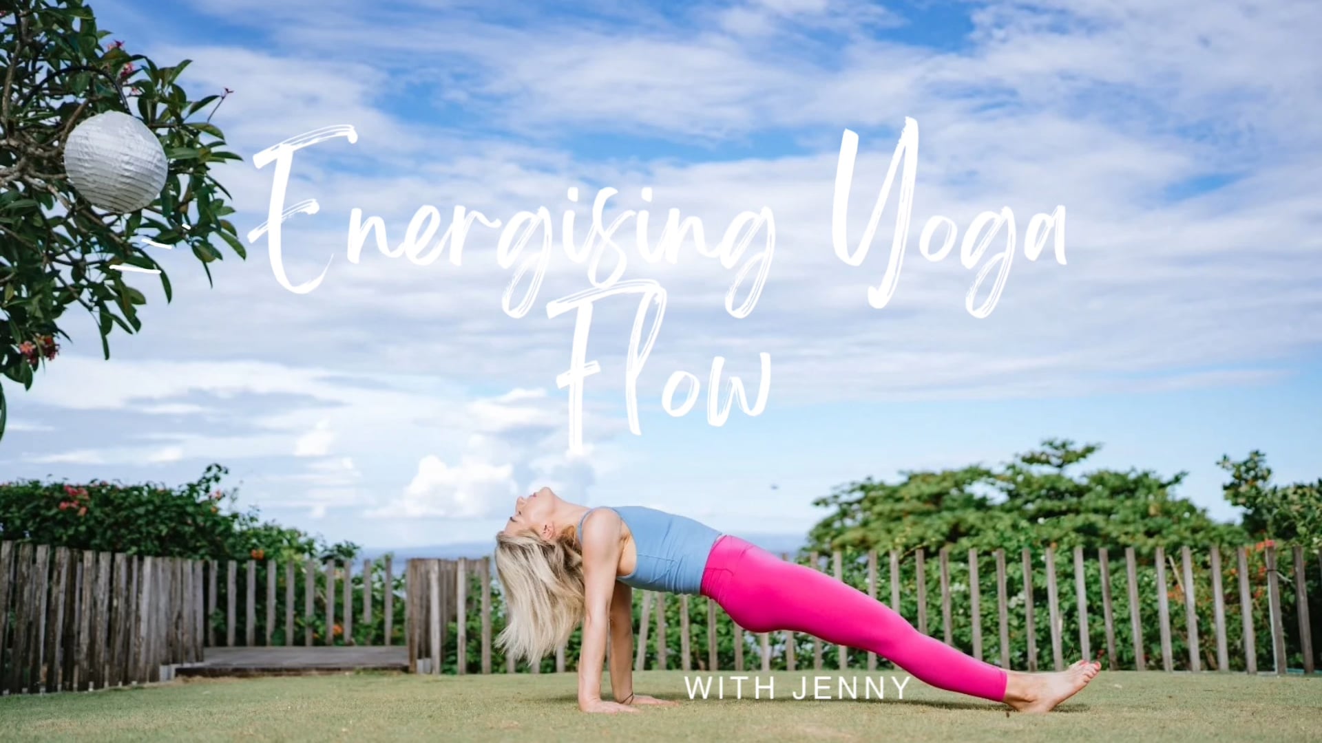 Energising yoga flow